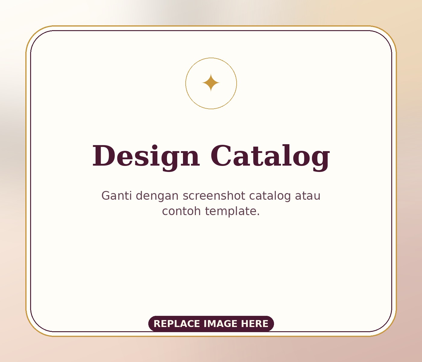 Design catalog placeholder