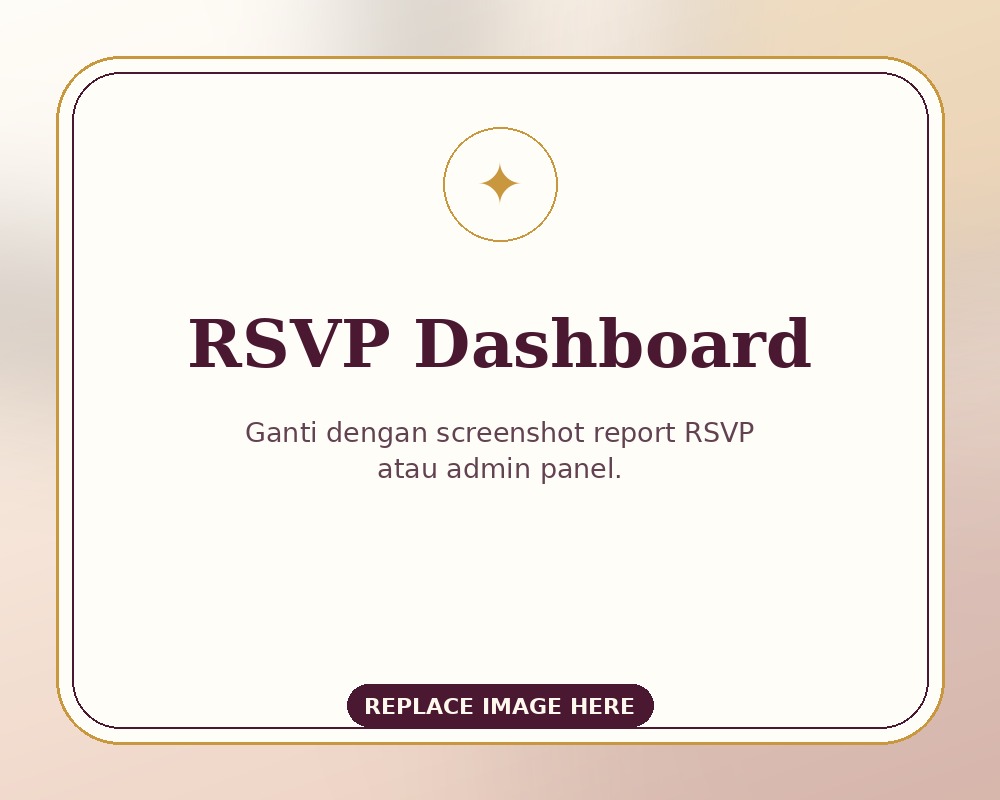 RSVP dashboard placeholder